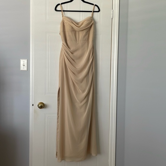 AZAZIE Mai Champaign Dress - Picture 7 of 12